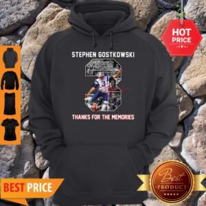 3 Stephen Gostkowski Thank For The Memories Signature Hoodie