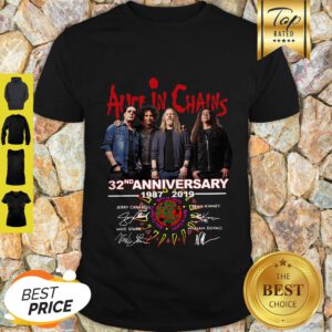 Alice In Chains 32nd Anniversary 1987 2019 Signature Shirt