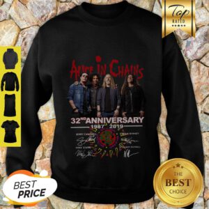 Alice In Chains 32nd Anniversary 1987 2019 Signature Sweatshirt
