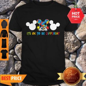 Autism Mickey Mouse It’s Ok To Be Different Shirt