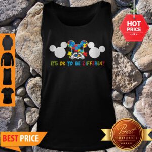 Autism Mickey Mouse It’s Ok To Be Different Tank Top
