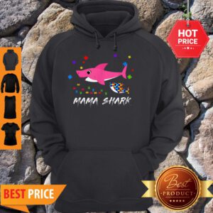 Awesome Mama Shark Autism Awareness Tee For Mama Gift Hoodie