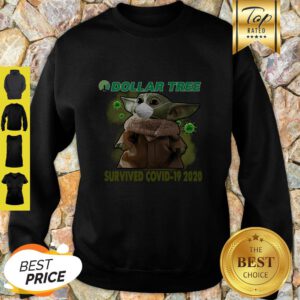 Baby Yoda Dollar Tree Survived Covid 19 2020 Sweatshirt