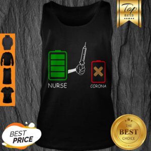 Battery Source Nurse And Coronavirus Covid-19 Tank Top