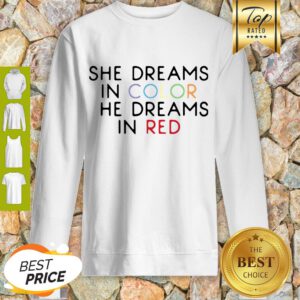 Alternative view of Best She Dreams In Color She Dreams In Red Shirt