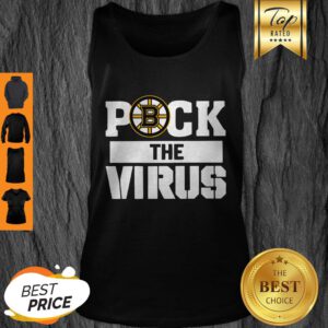 Boston Bruins Puck The Virus Corona Tank Top