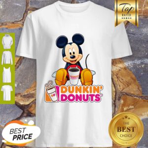 Disney Mickey Mouse Mashup Dunkin’ Donuts Shirt