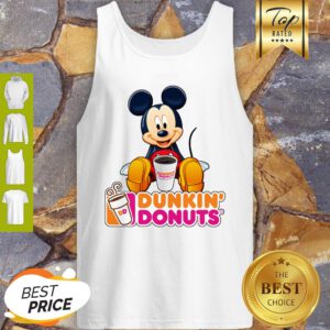 Disney Mickey Mouse Mashup Dunkin’ Donuts Tank Top