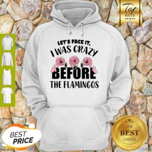 Let’s Face It I Was Crazy Before The Flamingos Hoodie