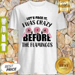 Let’s Face It I Was Crazy Before The Flamingos Shirt