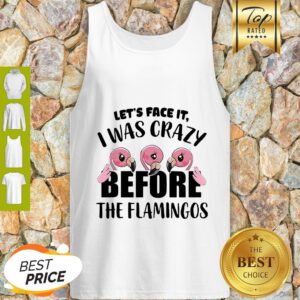 Let’s Face It I Was Crazy Before The Flamingos Tank Top