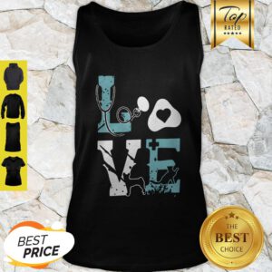Love Cat Nurse Pet Paw Tank Top