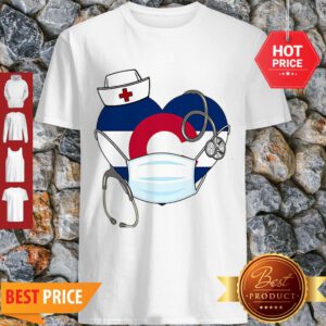 Love Colorado Stethoscope Nurse Mask Shirt