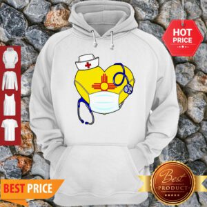 Love New Mexico Nurse Mask Coronavirus Hoodie