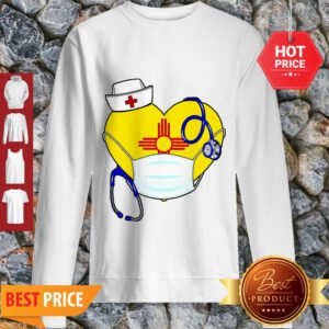 Love New Mexico Nurse Mask Coronavirus Sweatshirt
