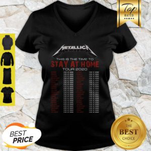 Metallica This Is The Time To Stay At Home Tour 2020 V-neck