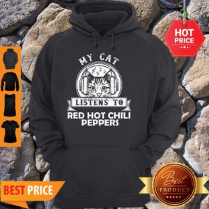 My Cat Listen To Red Hot Chily Pepper Headphone Cat Hoodie