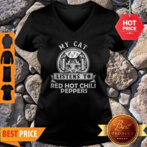 My Cat Listen To Red Hot Chily Pepper Headphone Cat Tank Top