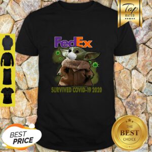 Official Baby Yoda Fedex Survived Covid 19 2020 Shirt