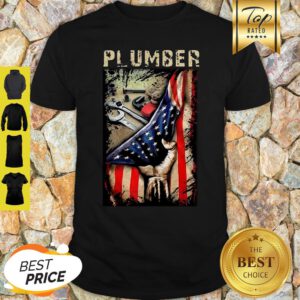Official Plumber American Flag Shirt