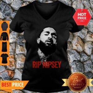 Official RIP Nipsey Hussle Rest In Peace V-neck