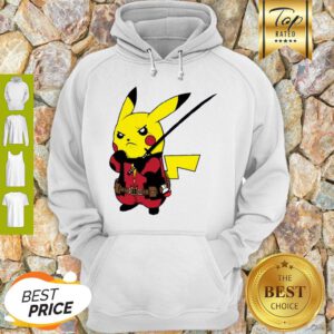 Pikachu With A Sword Deadpool Marvel Pokemon Mashup Hoodie