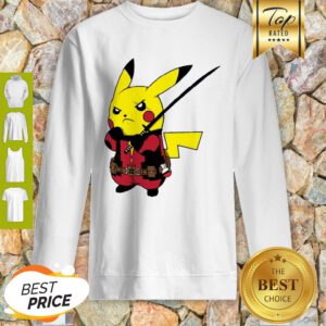 Pikachu With A Sword Deadpool Marvel Pokemon Mashup Sweatshirt