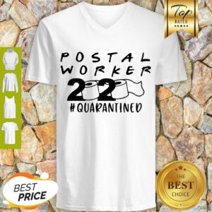 Postal Worker 2020 Quarantined V-neck