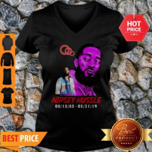 Rip Rest In Peace Nipsey Hussle Thank You For The Memories V-neck