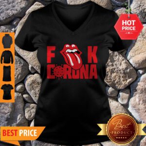 The Rolling Stone Fuck Corona V-neck