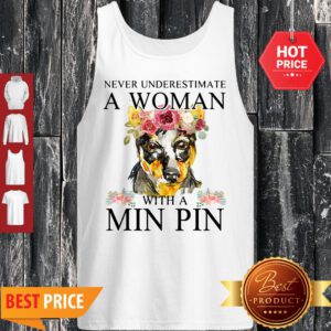 Top Womens Miniature-pinscher Min-pin Mom Mama Funny Mother Gift Tank Top