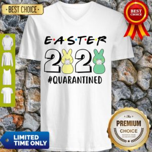 Awesome Easter 2020 Quarantined V-neck