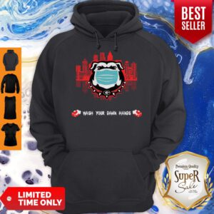 Awesome Georgia Bulldogs Wash Your Damn Hands Coronavirus Hoodie