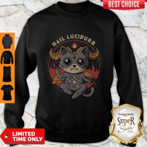 Awesome Satan Cat Hail Lucipurr Sweatshirt