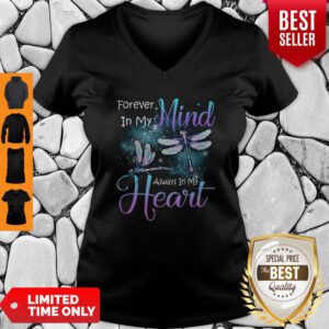 Dragonfly Memories Forever In My Mind Always In My Heart V-neck