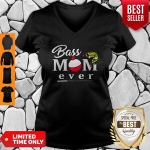 Fishing Bass Mom Ever V-neck