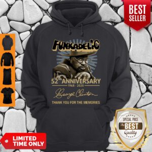 Funkadelic 52nd Anniversary 1968 2020 Thank You For The Memories Signature Hoodie