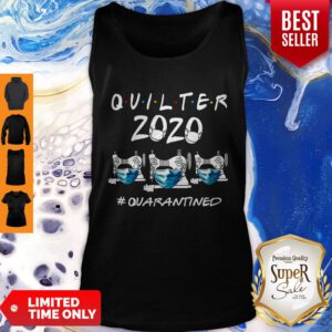 Funny Quilter 2020 Quarantined Coronavirus Tank Top