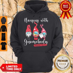 Gnomies Hanging With Gnomebody Quarantine Life Coronavirus Hoodie