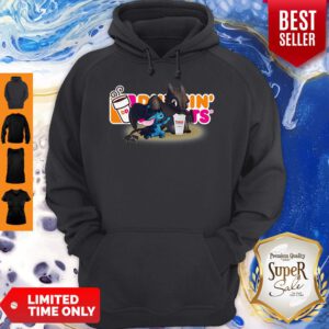 Top Stitch And Toothless And Dunkin’ Donuts Logo Hoodie