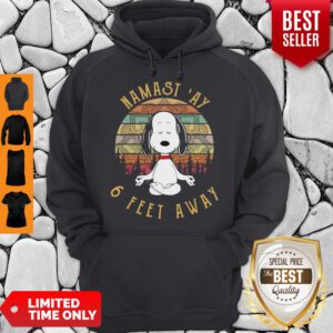 Awesome Snoopy Namastay 6 Feet Away Hoodie
