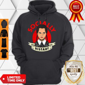 Premium Socially Distant Girl Hoodie