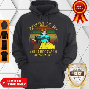 Top Vintage Sewing Is My Superpower Essential Quilting Sewer Tee Hoodie