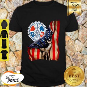 International Association Of Machinists & Aerospace Workers American Flag Shirt