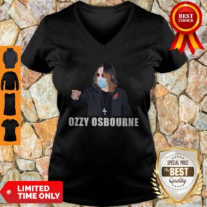 Mask Ozzy Osbourne Covid 19 V-neck