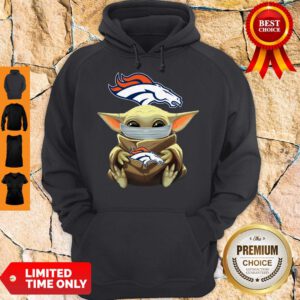 Nice Baby Yoda Face Mask Denver Broncos Tee Hoodie