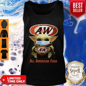 Nice Baby Yoda Mask A&W Restaurants All American Food Coronavirus Tank Top
