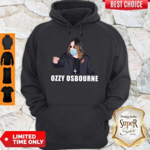 Official Ozzy Osbourne Mask Covid 19 Hoodie