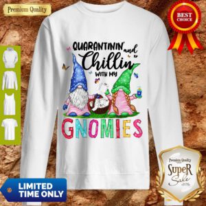 Paper Toilet Hand Wash Quarantinie And Chillin With My Gnomies Coronavirus Sweatshirt