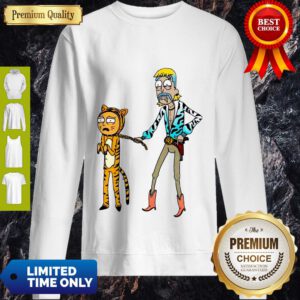 Rick And Morty Joe Exotic Tiger King Sweatshirt
